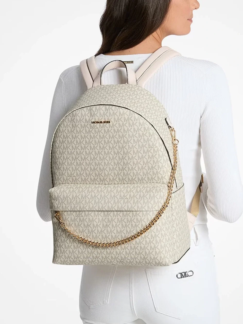 Michael Kors Slater Large Signature Logo Backpack